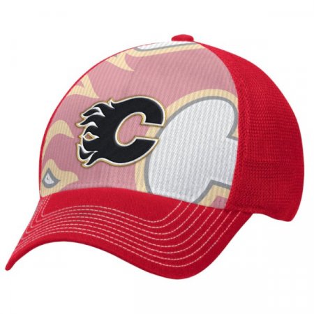 Calgary Flames - Face-Off Formation Structured Flex NHL Cap