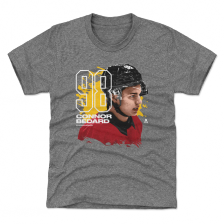 Chicago Blackhawks Kinder - Connor Bedard Profile Gray NHL T-Shirt