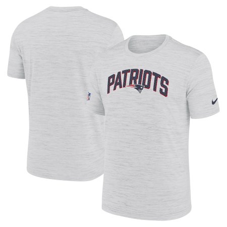 New England Patriots - Velocity Athletic White NFL T-Shirt