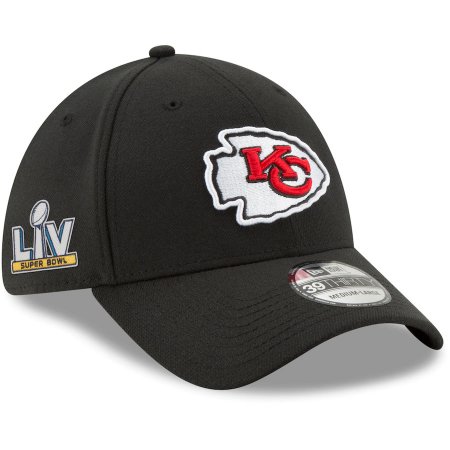 Kansas City Chiefs - Super Bowl LV Patch Black 39THIRTY NFL Cap