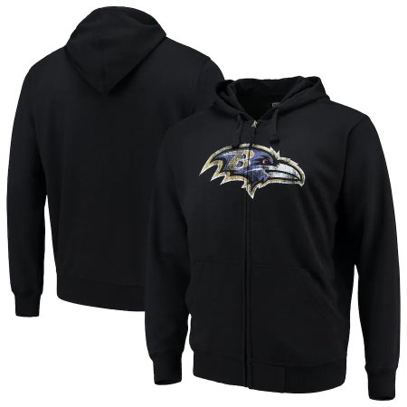 Baltimore Ravens - Primary Logo Full-Zip NFL Mikina s kapucí