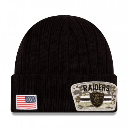Las Vegas Raiders - 2021 Salute To Service NFL Knit hat
