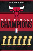 Chicago Bulls - NBA Champions Plakát