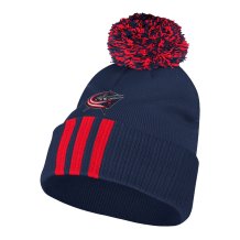 Columbus Blue Jackets - Three Stripe Cuffed NHL Czapka zimowa