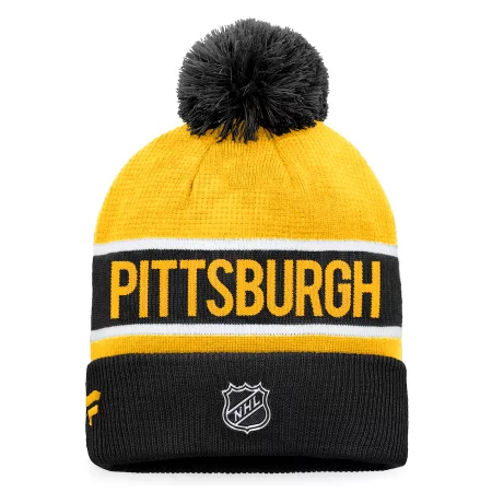 Pittsburgh Penguins - Authentic Pro Rink Cuffed NHL Zimní čepice