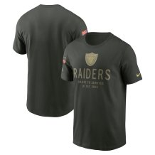 Las Vegas Raiders - 2025 Salute To Service Primary NFL T-Shirt