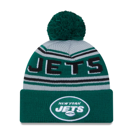 New York Jets - Main Cuffed Pom NFL Zimní čepice