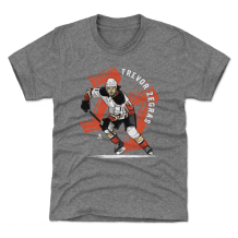Anaheim Ducks Detské - Trevor Zegras Brush Grey NHL Tričko
