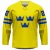 Švédsko - 2022 Hokejový Replica Fan Dres Žlutý/Vlastní jméno a číslo