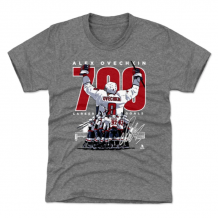 Washington Capitals Youth - Alexander Ovechkin 700 Goals Gray NHL T-Shirt