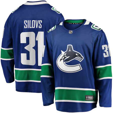 Vancouver Canucks - Arturs Silovs Home Breakaway NHL Jersey