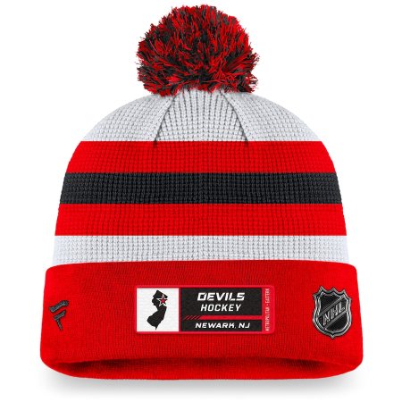 New Jersey Devils - Authentic Pro Draft NHL Knit Hat