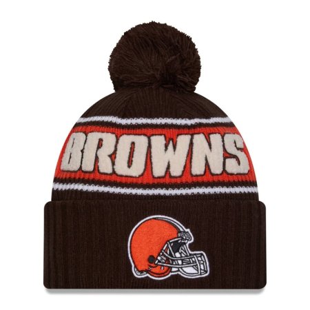 Cleveland Browns - 2024 Sideline Sport Brown NFL Zimná čiapka