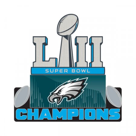 Philadelphia Eagles - Super Bowl LII Champions Logo NFL Pin