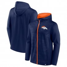 Denver Broncos - Ball Carrier Full-Zip Navy NFL Sweatshirt