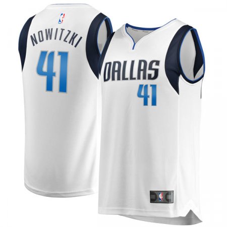 Dallas Mavericks - Dirk Nowitzki Fast Break Replica NBA Jersey