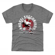 Carolina Hurricanes Detské - Andrei Svechnikov Emblem Gray NHL Tričko