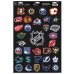 NHL Shield + All Team Logos Multi Use Big NHL Decal Set