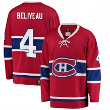 Montreal Canadiens - Jean Beliveau Retired Breakaway NHL Jersey