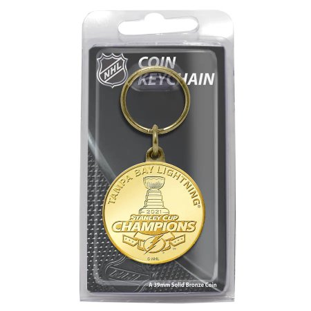 Tampa Bay Lightning - 2021 Stanley Cup Champs Coin NHL Keychain