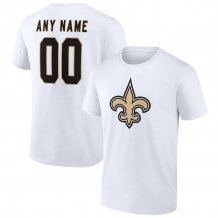 New Orleans Saints - Authentic Personalized White NFL T-Shirt
