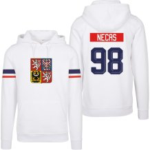Česko - Martin Nečas 2026 Hokejová Mikina s kapucňou