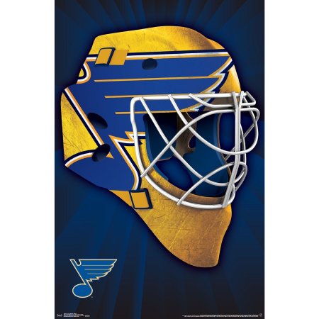 St. Louis Blues - Mask NHL Plakát