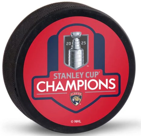 Florida Panthers - 2025 Stanley Cup Champions Hockey NHL Puck
