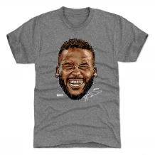 Los Angeles Rams - Aaron Donald Smile Gray NFL T-Shirt