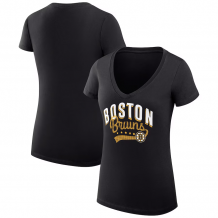 Boston Bruins Damskie - Filigree Logo NHL T-Shirt