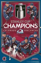 Colorado Avalanche - 2022 Stanley Cup Champions NHL Poster