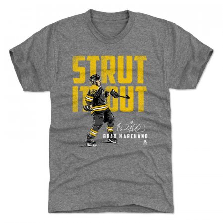 Boston Bruins - Brad Marchand Notorious Strut NHL T-Shirt