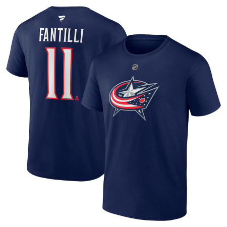 Columbus Blue Jackets - Adam Fantilli Stack NHL Tričko