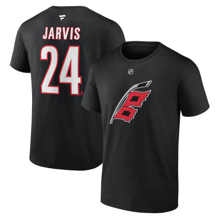 Carolina Hurricanes - Seth Jarvis Stack NHL T-shirt