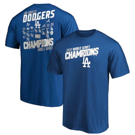Los Angeles Dodgers - 2020 World Champions Schedule MLB T-Shirt
