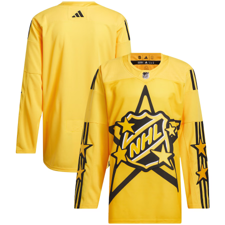 2024 All-Star Game Yellow Authentic NHL Trikot/Name und Nummer