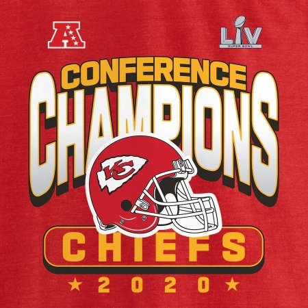 Kansas City Chiefs - 2020 AFC Champions Rushing Play NFL Tričko