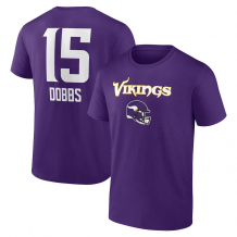 Minnesota Vikings - Joshua Dobbs Wordmark NFL Tričko