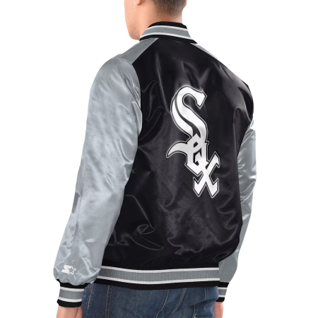 Chicago White Sox - Full-Snap Varsity Satin MLB Jacket