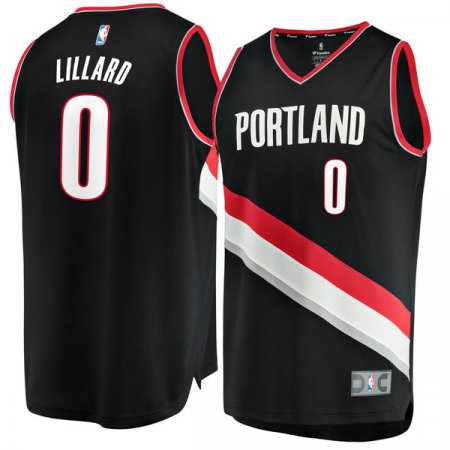 Portland TrailBlazers - Damian Lillard Fast Break  Replica NBA Jersey