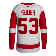 Detroit Red Wings - Moritz Seider Authentic Primegreen NHL Trikot