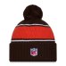 Cleveland Browns - 2024 Sideline Sport Brown NFL Knit hat