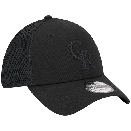 Colorado Rockies - Black Neo 39THIRTY MLB Cap