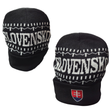 Slowakei - Hockey Flow Black Wintermütze