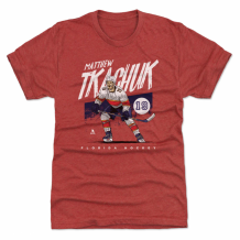 Florida Panthers - Matthew Tkachuk Grunge Red NHL T-Shirt