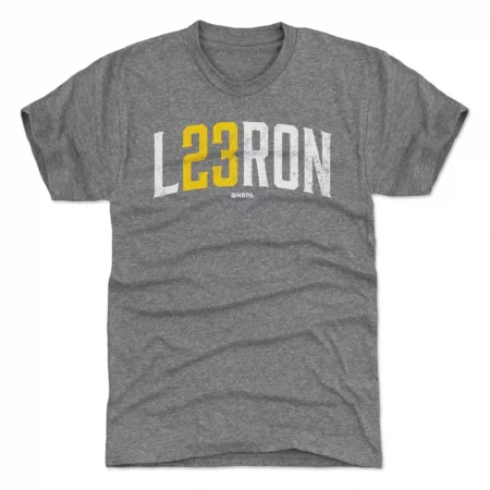 Los Angeles Lakers - LeBron James Name Number Gray NBA Koszulka