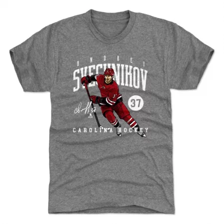Carolina Hurricanes - Andrei Svechnikov Game Gray NHL T-Shirt