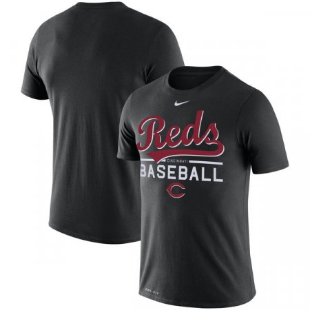 Cincinnati Reds - Wordmark Practice Performance MLB T-Shirt