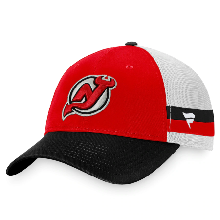 New Jersey Devils - Breakaway Striped Trucker NHL Hat