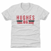 New Jersey Devils Youth - Jack Hughes Font NHL T-Shirt